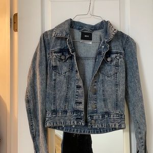 cropped Jean jacket